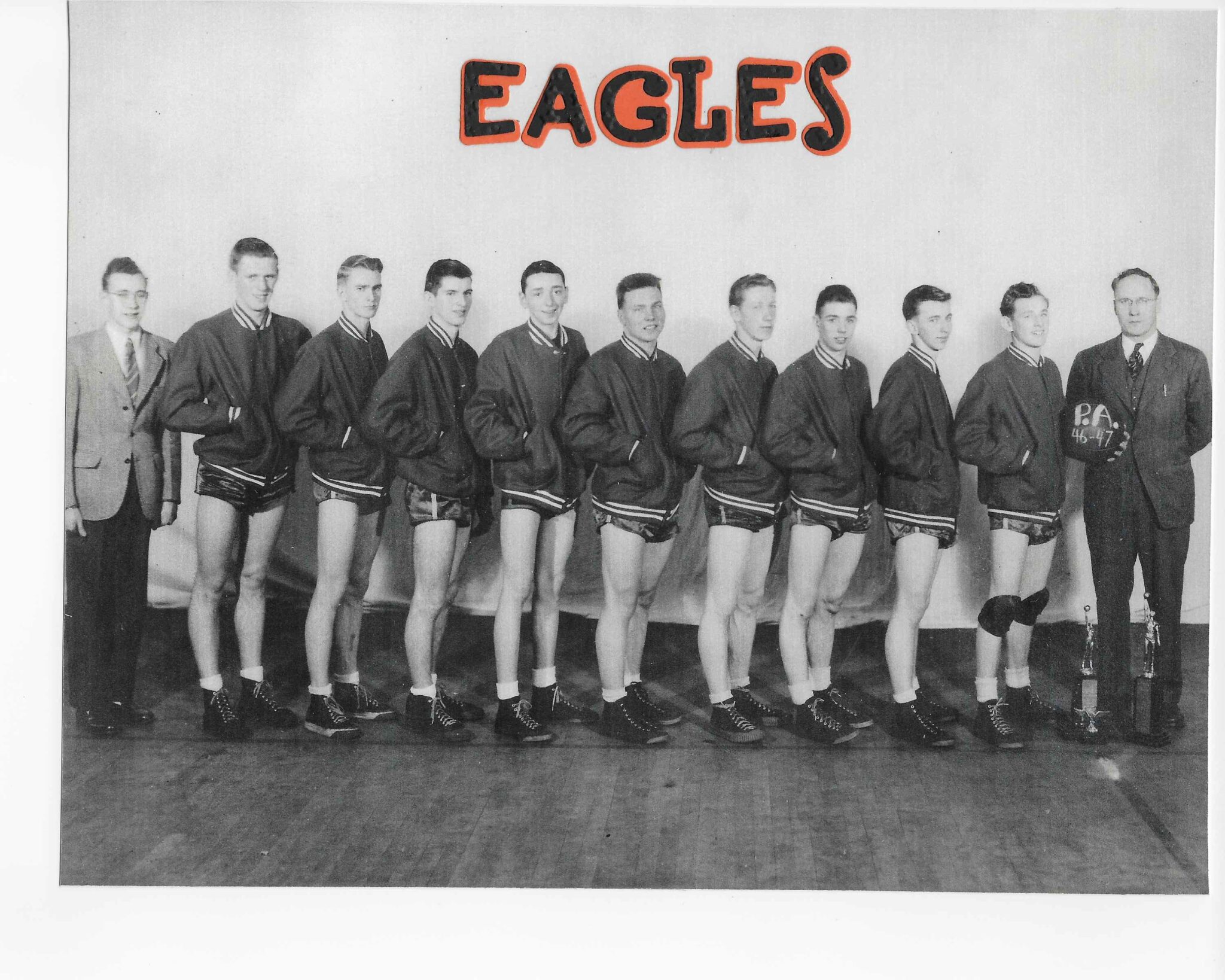 The 1947 Patten High School Men’s Team MBHoF